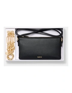 Belle Pouch Cross Body Gift Set Umbrellas & Gifting in Black
