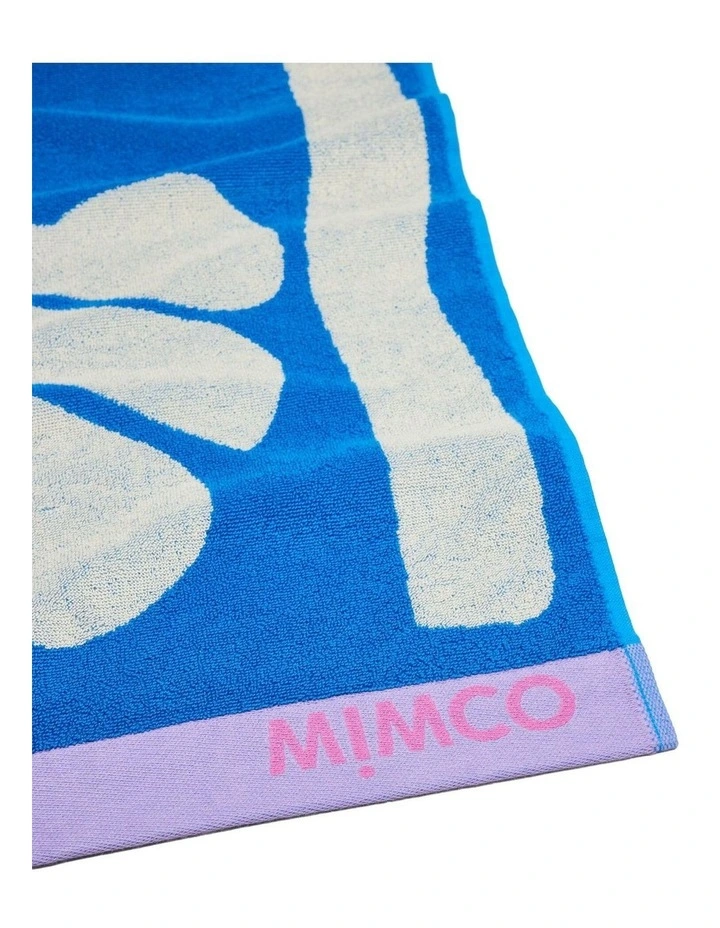 Isla Beach Towel Umbrellas & Gifting in Azure Blue image 3