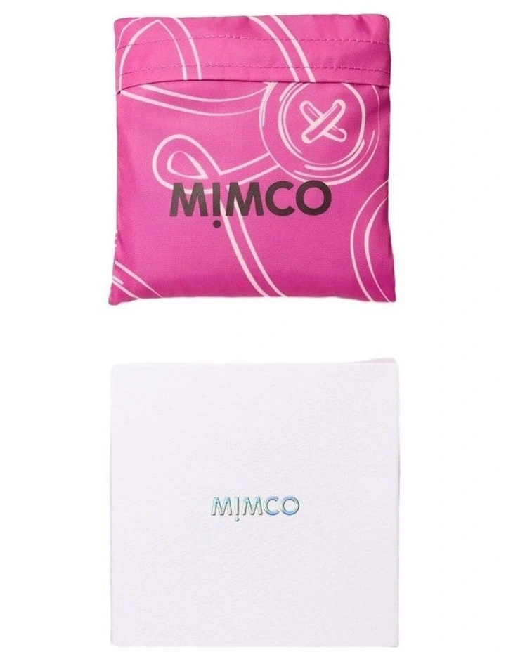 Mimco Packable Tote Bag In A Gift Box Umbrellas & Gifting in Fuchsia image 3