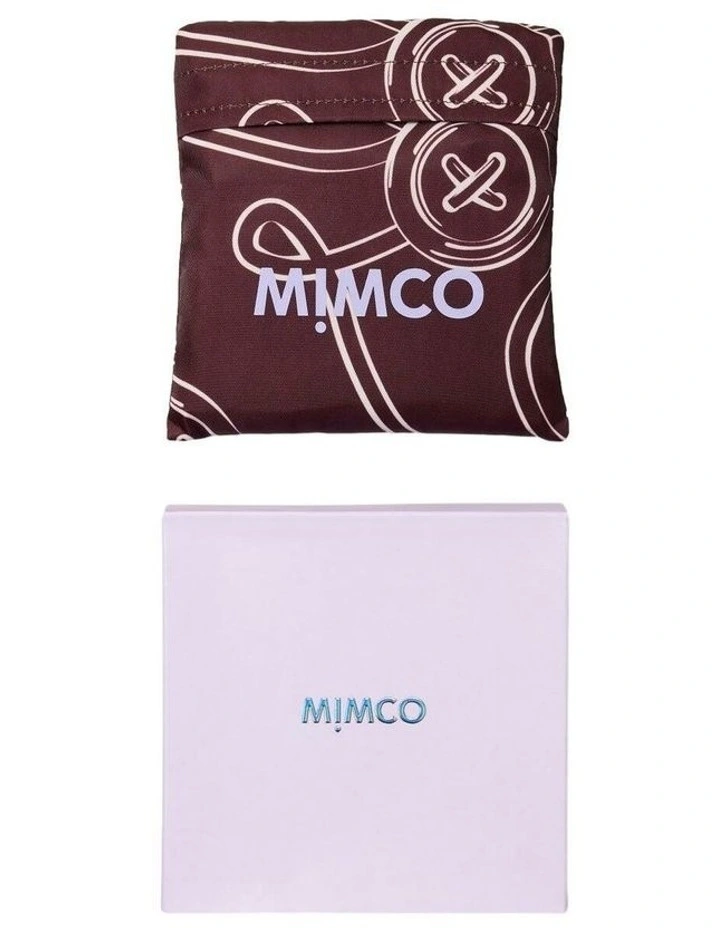 Mimco Packable Tote Bag In A Gift Box Umbrellas & Gifting in Chocolate image 3