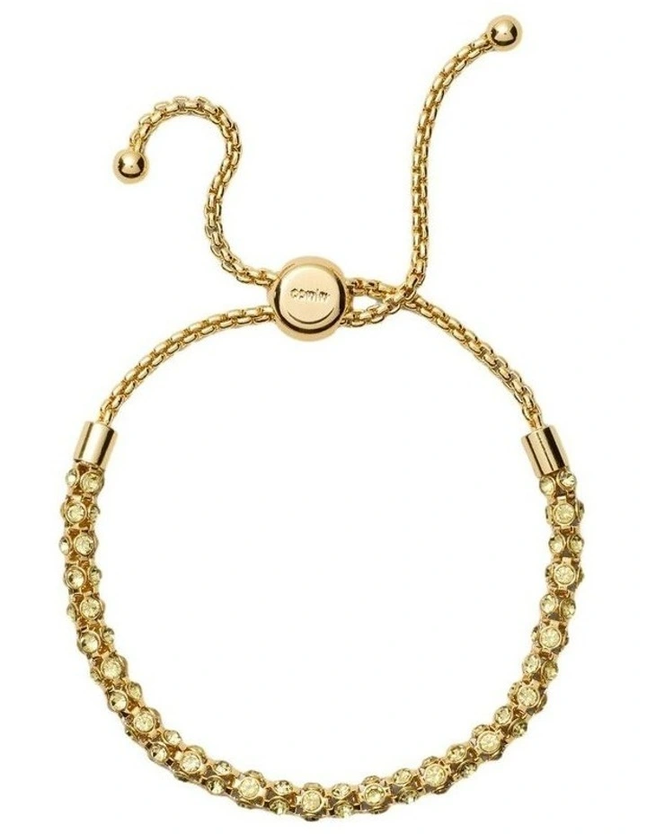 Dazzle Bracelet And Encanto Studs In A Gift Box Umbrellas & Gifting in Gold image 5