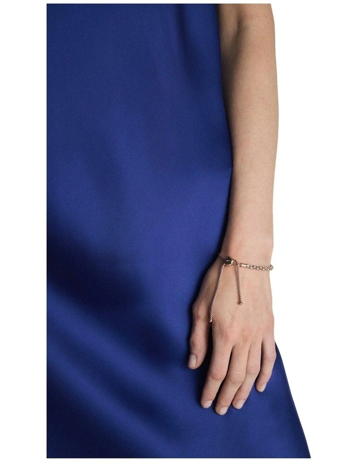Dazzle Bracelet And Encanto Studs In A Gift Box Umbrellas & Gifting in Rose Gold image 4
