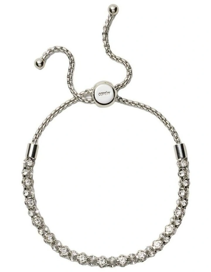 Dazzle Bracelet And Encanto Studs In A Gift Box Umbrellas & Gifting in Silver image 5