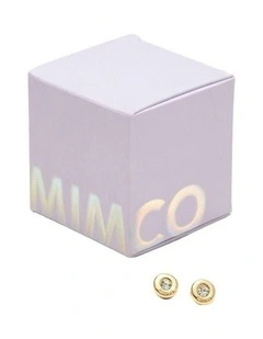 Icon Studs In A Gift Box Umbrellas & Gifting in Gold