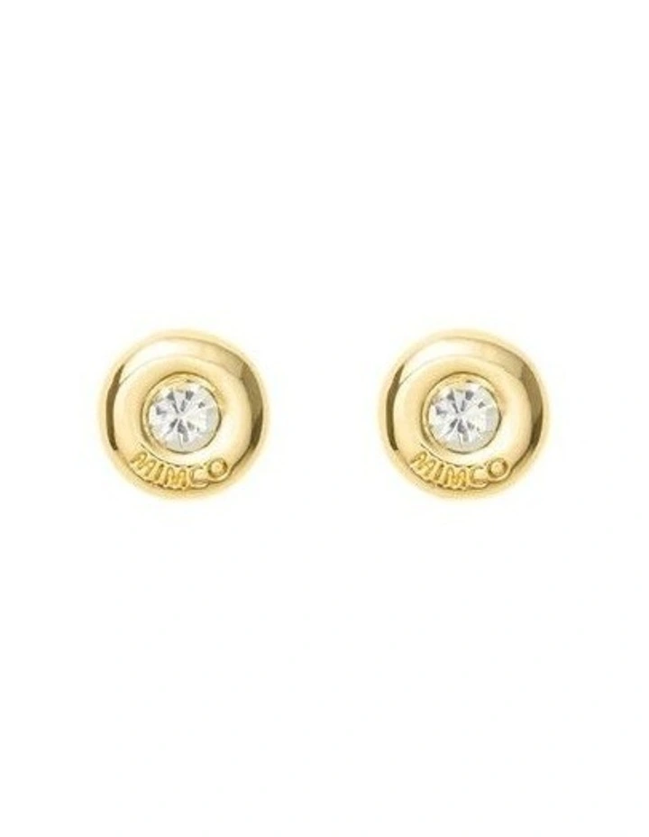 Icon Studs In A Gift Box Umbrellas & Gifting in Gold image 3