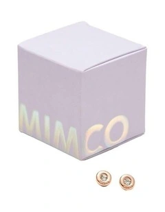 Icon Studs In A Gift Box Umbrellas & Gifting in Rose Gold