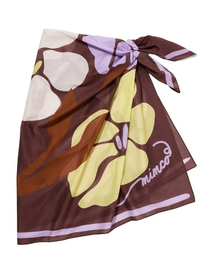 Isla Sarong Umbrellas & Gifting in Lilac Multi image 1