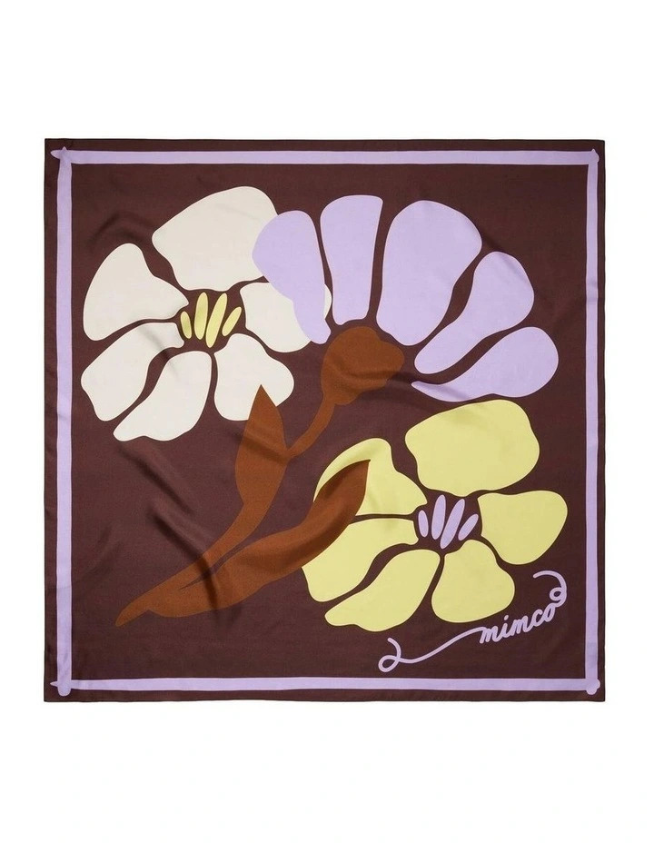 Isla Scarf Hair in Lilac Multi image 3