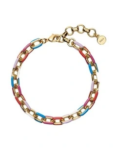 Vivid Chain Bracelet Wrist in Multi