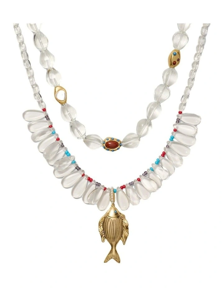 Lucid Cove Necklace Duo Neck in Multicolour image 1