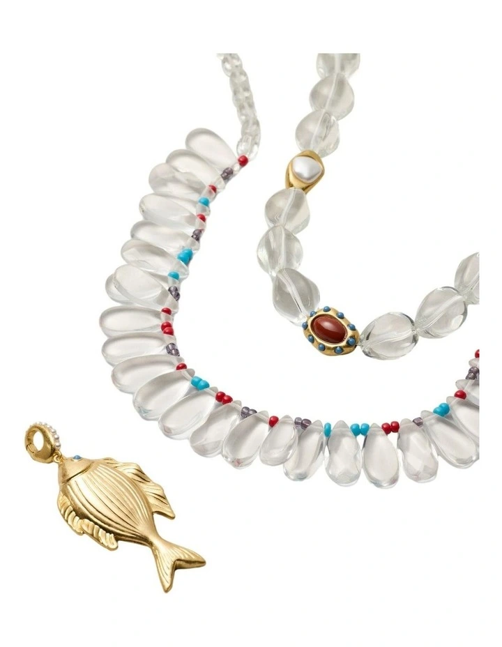 Lucid Cove Necklace Duo Neck in Multicolour image 2