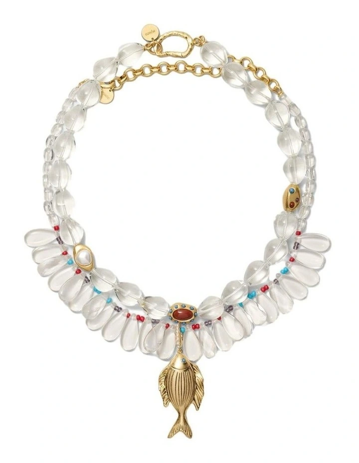 Lucid Cove Necklace Duo Neck in Multicolour image 3