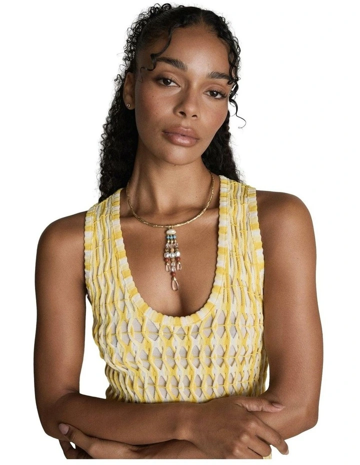 Lucid Cove Torque Necklace Neck in Gold image 4