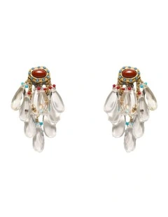 Lucid Cove Tassle Earrings Ear in Multicolour