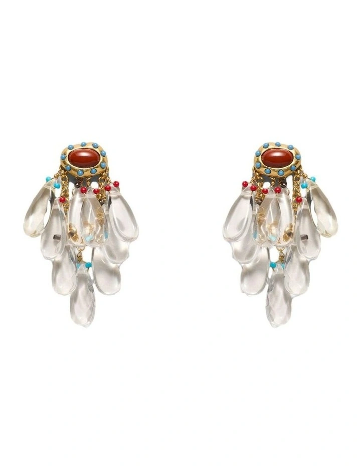Lucid Cove Tassle Earrings Ear in Multicolour image 1