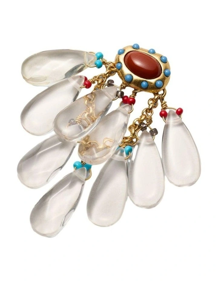 Lucid Cove Tassle Earrings Ear in Multicolour image 2