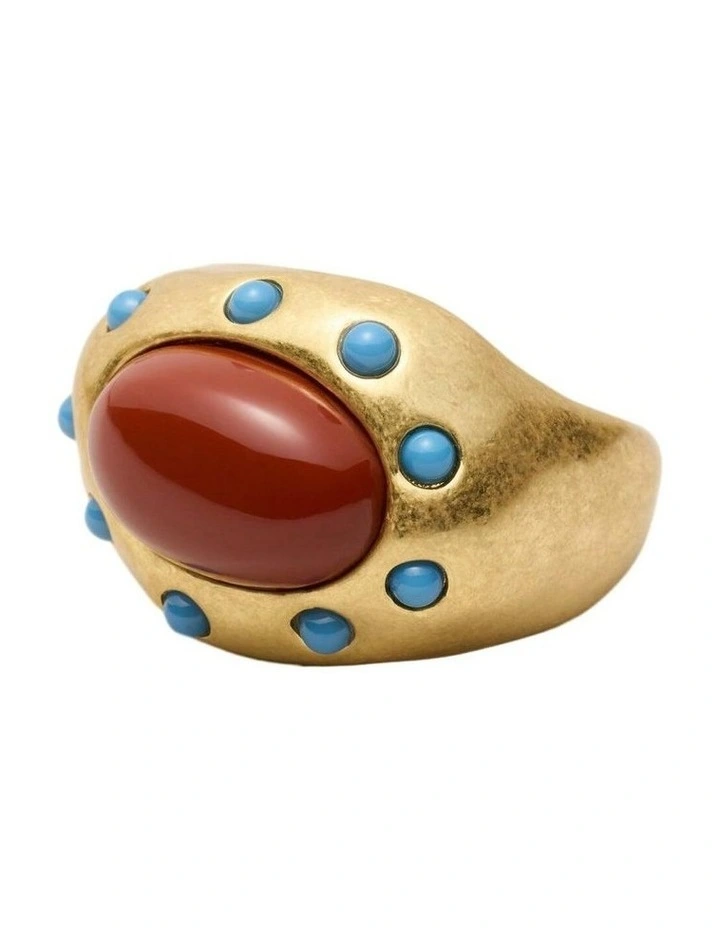 Thalina Ring Ring in Gold image 2