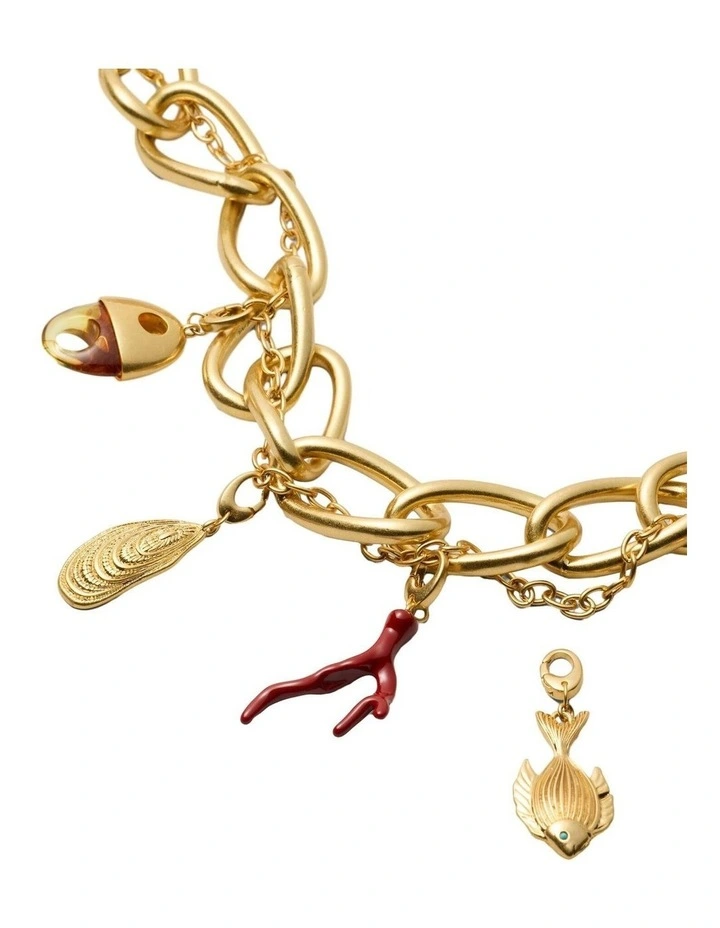 Cladiella Statement Necklace Neck in Multicolour image 2