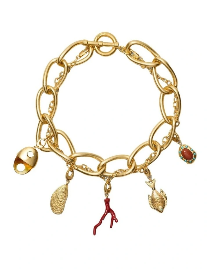 Cladiella Statement Necklace Neck in Multicolour image 3