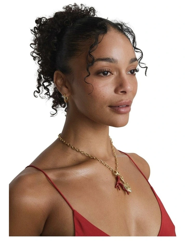 Cladiella Statement Necklace Neck in Multicolour image 5