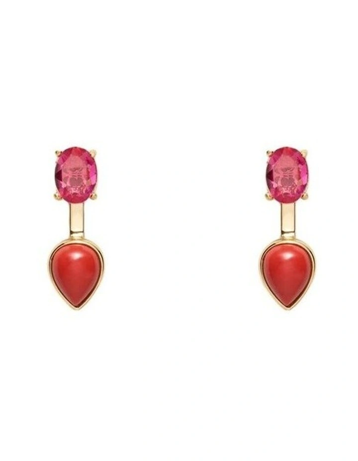 Tidal Ear Jacket Ear in Fuchsia image 1
