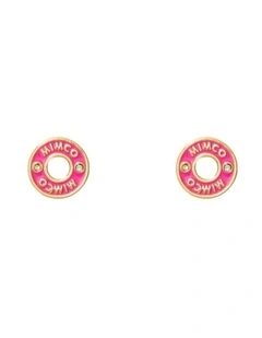 Enamour Stud Earrings Ear in Fuchsia