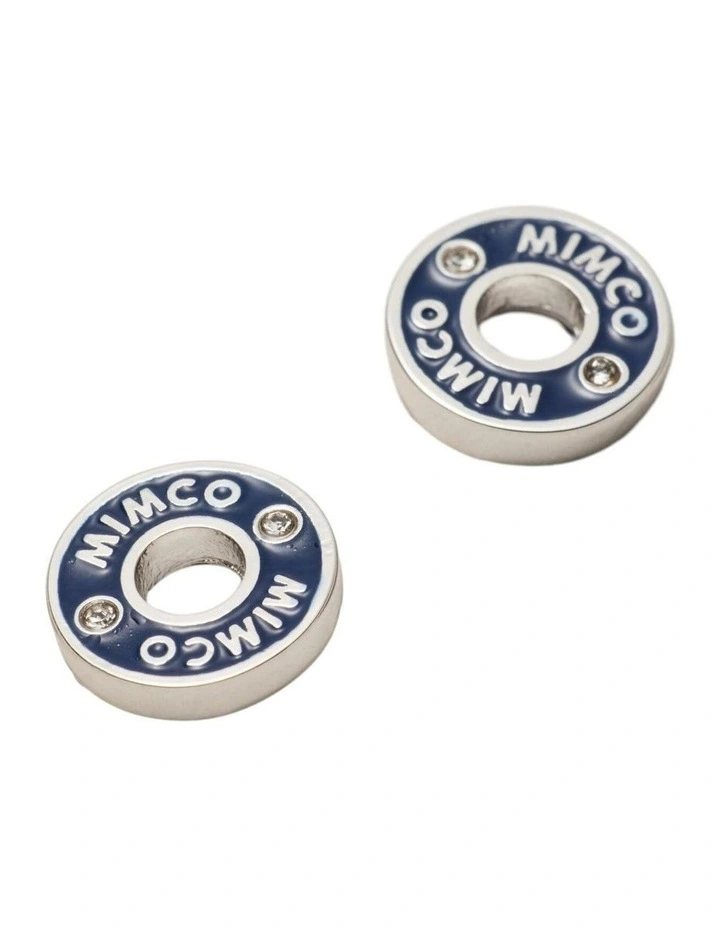 Enamour Stud Earrings Ear in Navy image 3