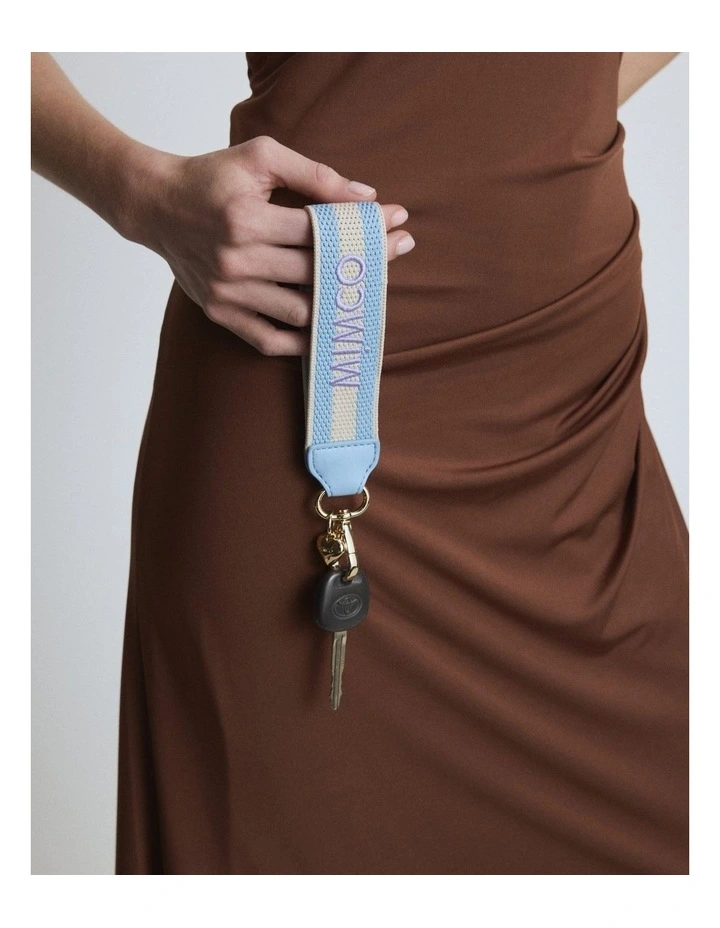 Blondie Wrist Strap Pouch in Light Blue image 2