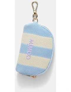 Blondie Coin Purse Pouch in Light Blue Multi