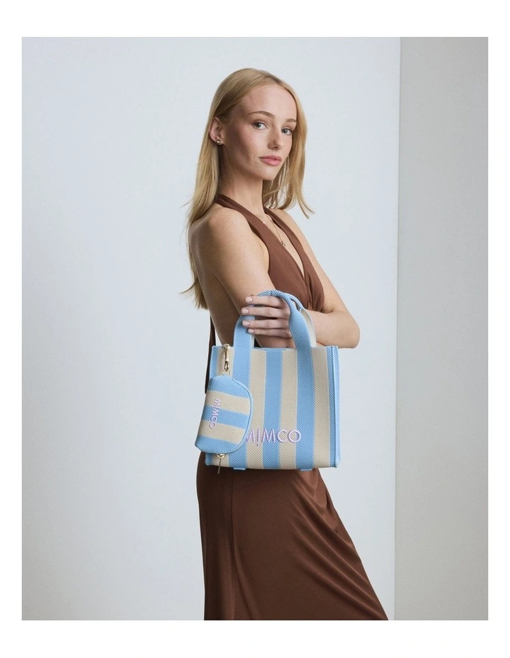 Blondie Coin Purse Pouch in Light Blue Multi image 3