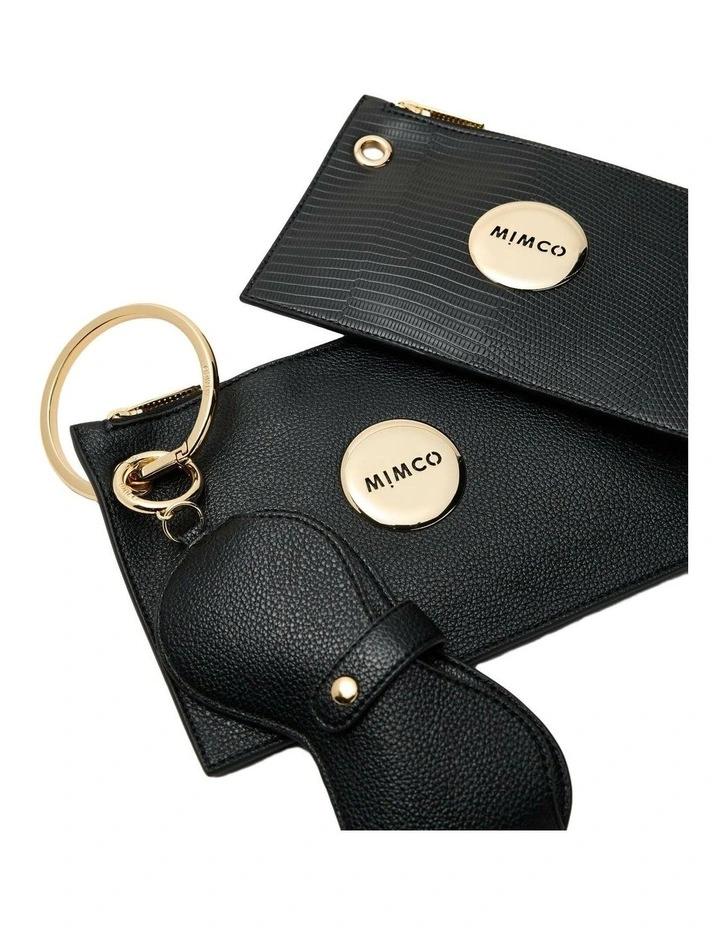 Trio Pouches Pouch in Black image 4