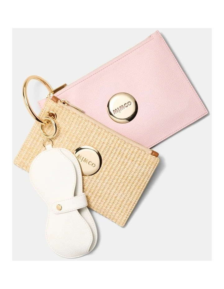 Trio Pouches Pouch in Pink Mist image 1