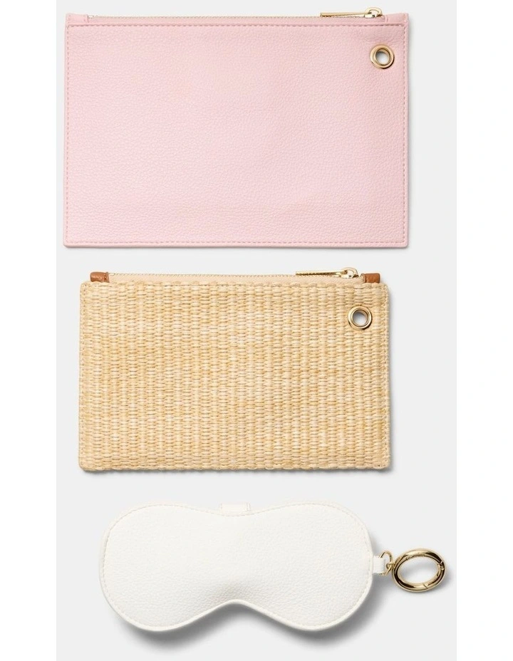 Trio Pouches Pouch in Pink Mist image 3