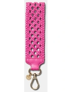 Orla Wrist Strap Pouch in Fuchsia