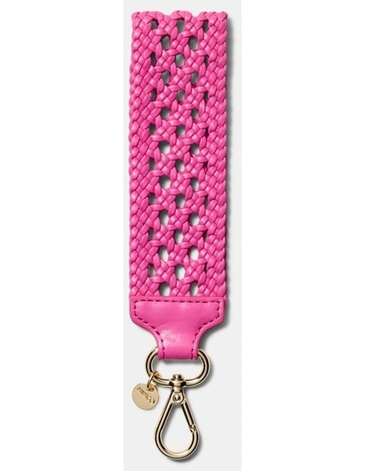 Orla Wrist Strap Pouch in Fuchsia image 1