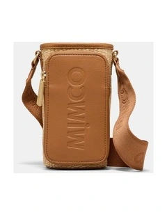 Patch Crossbody Water Bottle Pouch in Natural