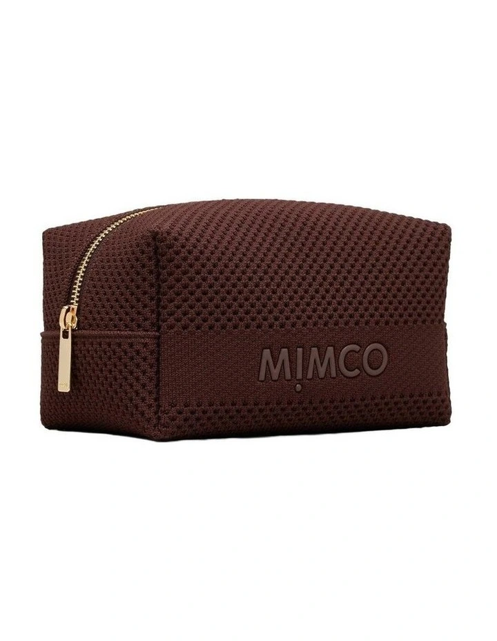 Blondie Cosmetic Purse Pouch in Chocolate image 3