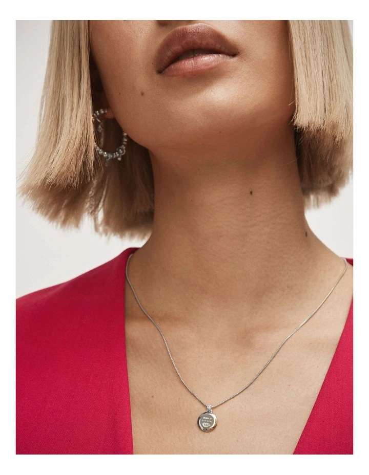 Esse Necklace in Silver image 2