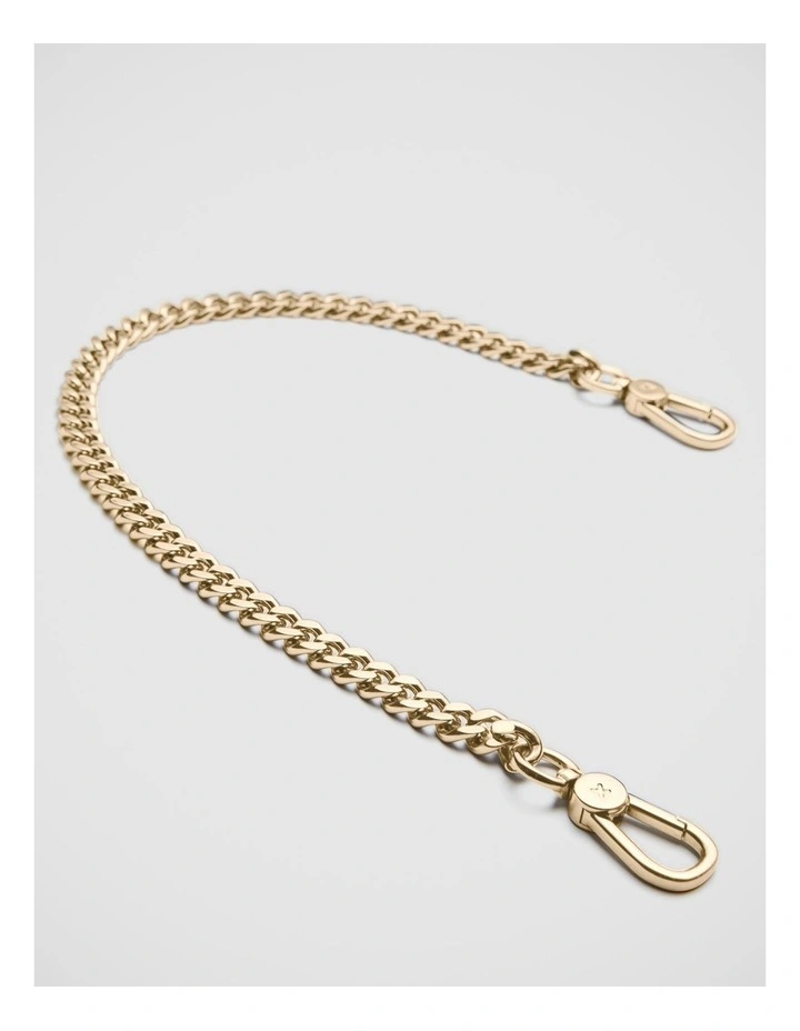 Link Chain Shoulder Bag Strap in Light Gold image 1