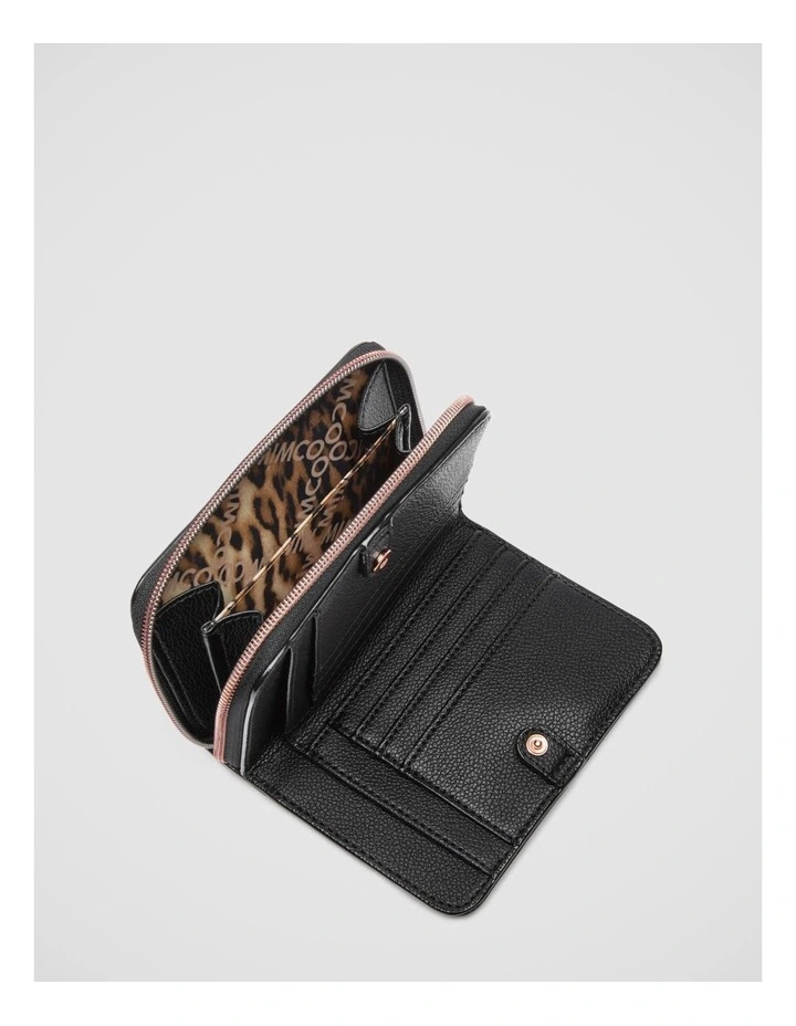 Serenity Medium Wallet in Black Rose Gold image 2