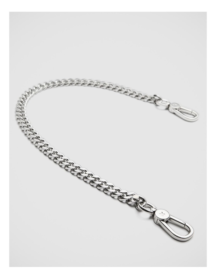Link Chain Shoulder Bag Strap in Silver