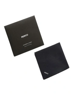 Sterling Silver Cleaning Cloth Umbrellas & Gifting  in Black