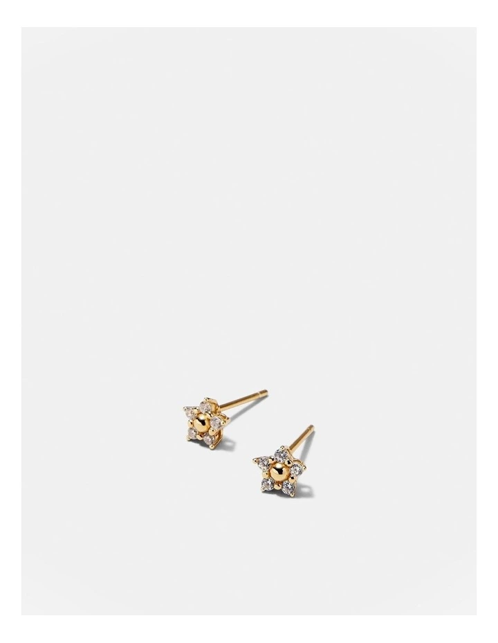 Clementine Stud Earrings in Clear image 3