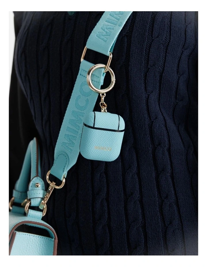 Mimpod Airpod Keyring Case in Lagoon image 2