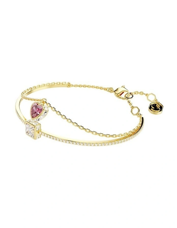 Chroma Heart Plated Bangle in Red image 2