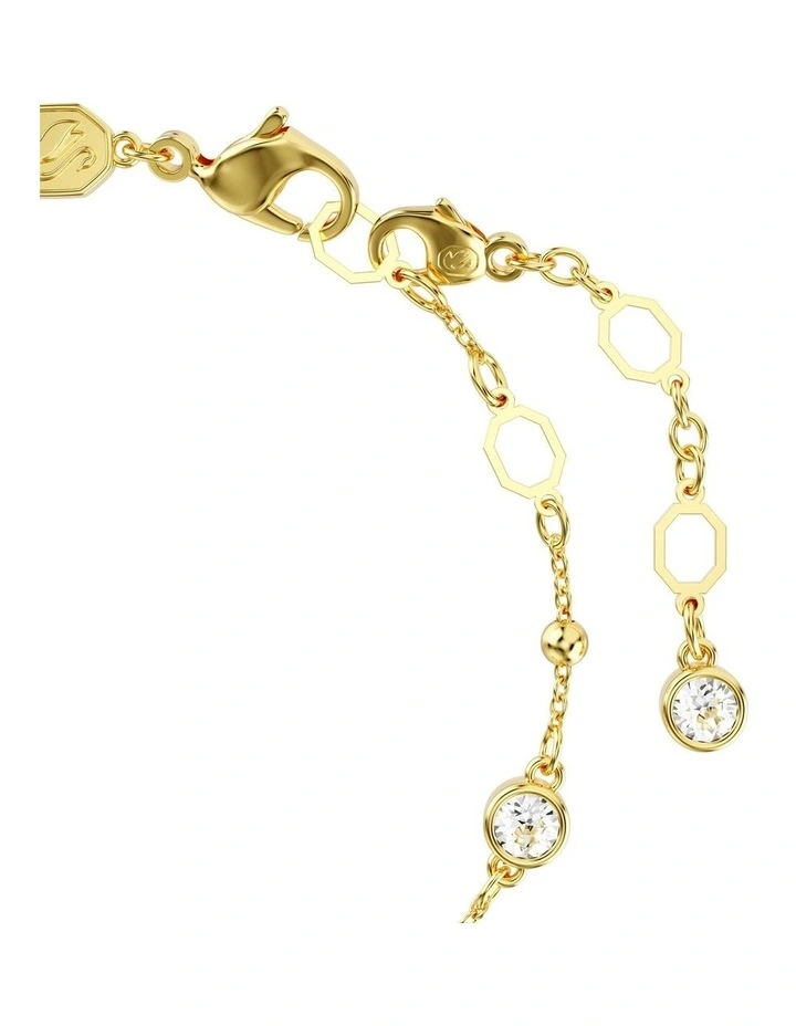 Imber Bracelet Round Cut Gold-Tone Plated in White image 3