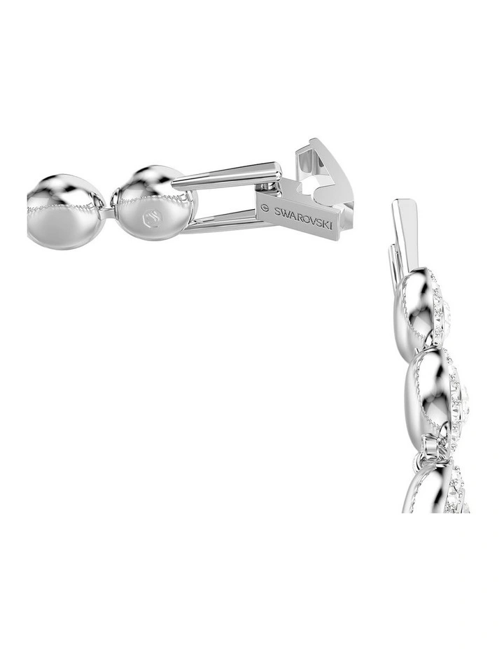 Una Angelic Bracelet Round Cut Rhodium Plated in White image 3