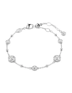 Imber Bracelet Round Cut Rhodium Plated in White