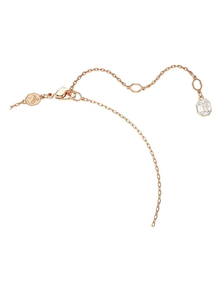 Plated Round Cut Constella Pendant in Rose Gold/White image 3