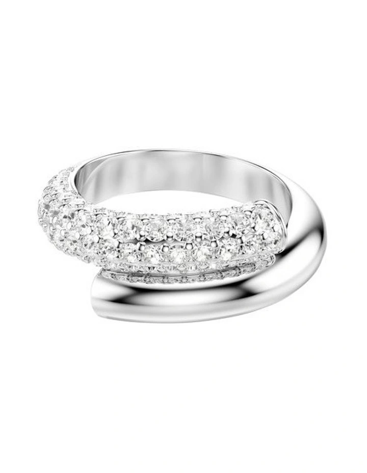 Dextera Ring Rhodium Plated in White image 1